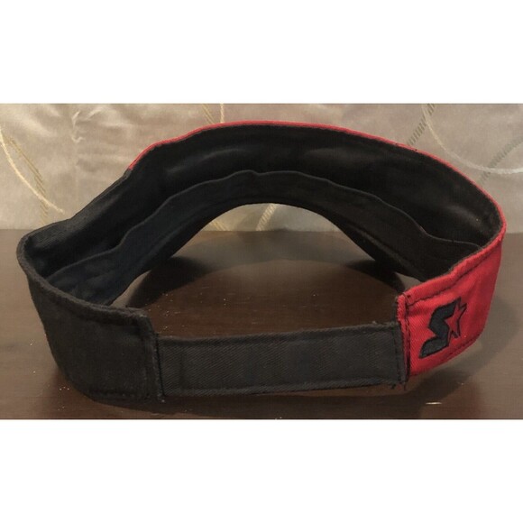 Texas Tech University Visor Red Raiders Team Starter NCAA Golf Tennis Black Logo - Picture 3 of 9